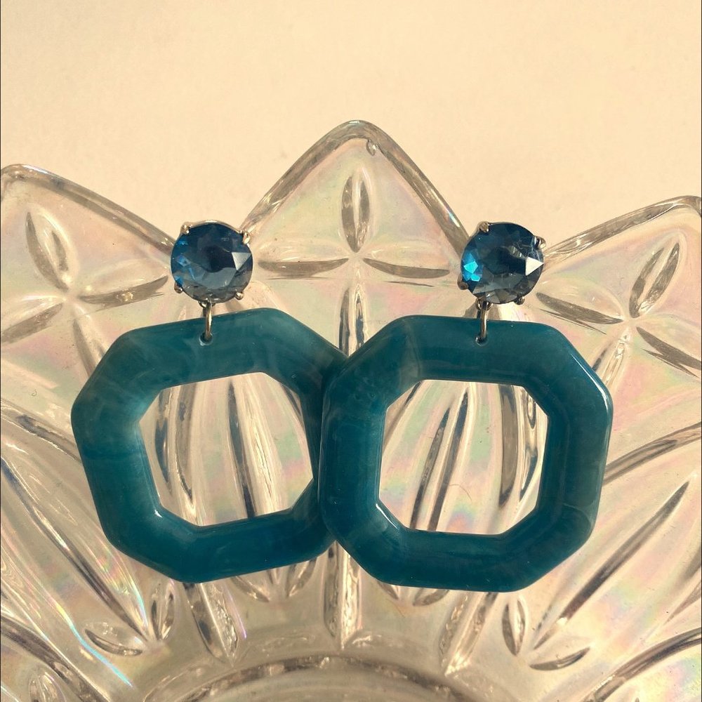 ANTHROPOLOGIE Resin Statement Earring